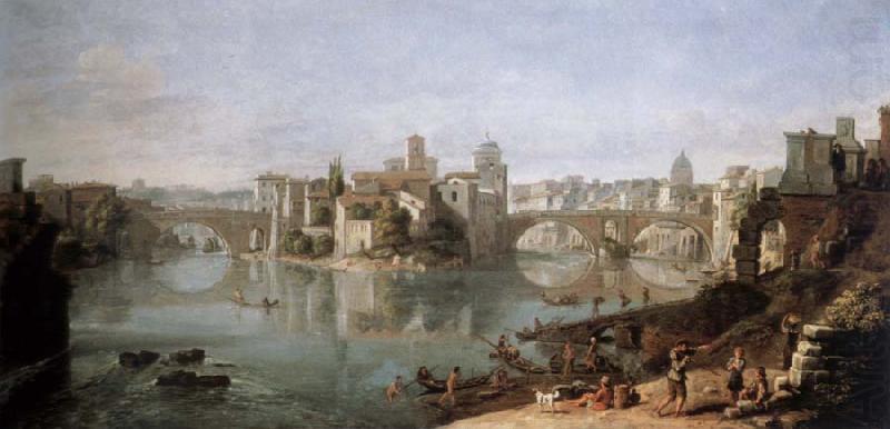 Gaspar Van Wittel the lsland in the tiber china oil painting image